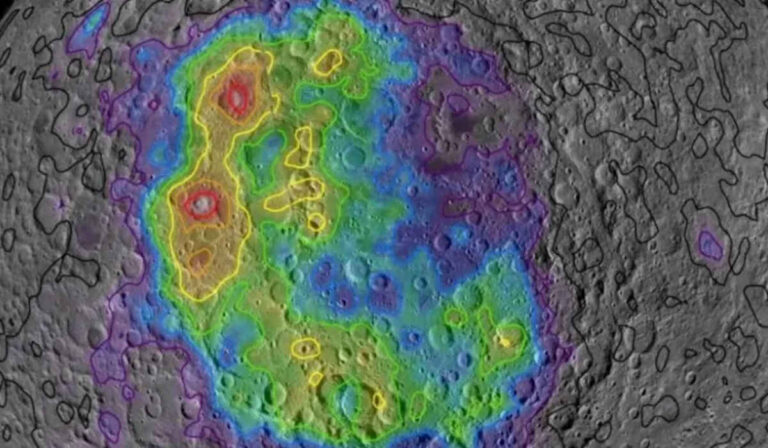 Los científicos están estudiando el cráter más grande de la Luna para obtener pistas sobre su manto interior