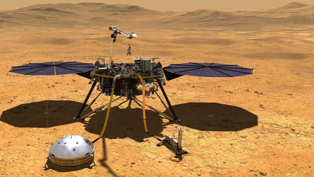 Grabó los dos "martemoti" más grandes del planeta rojo desde el módulo de aterrizaje InSight