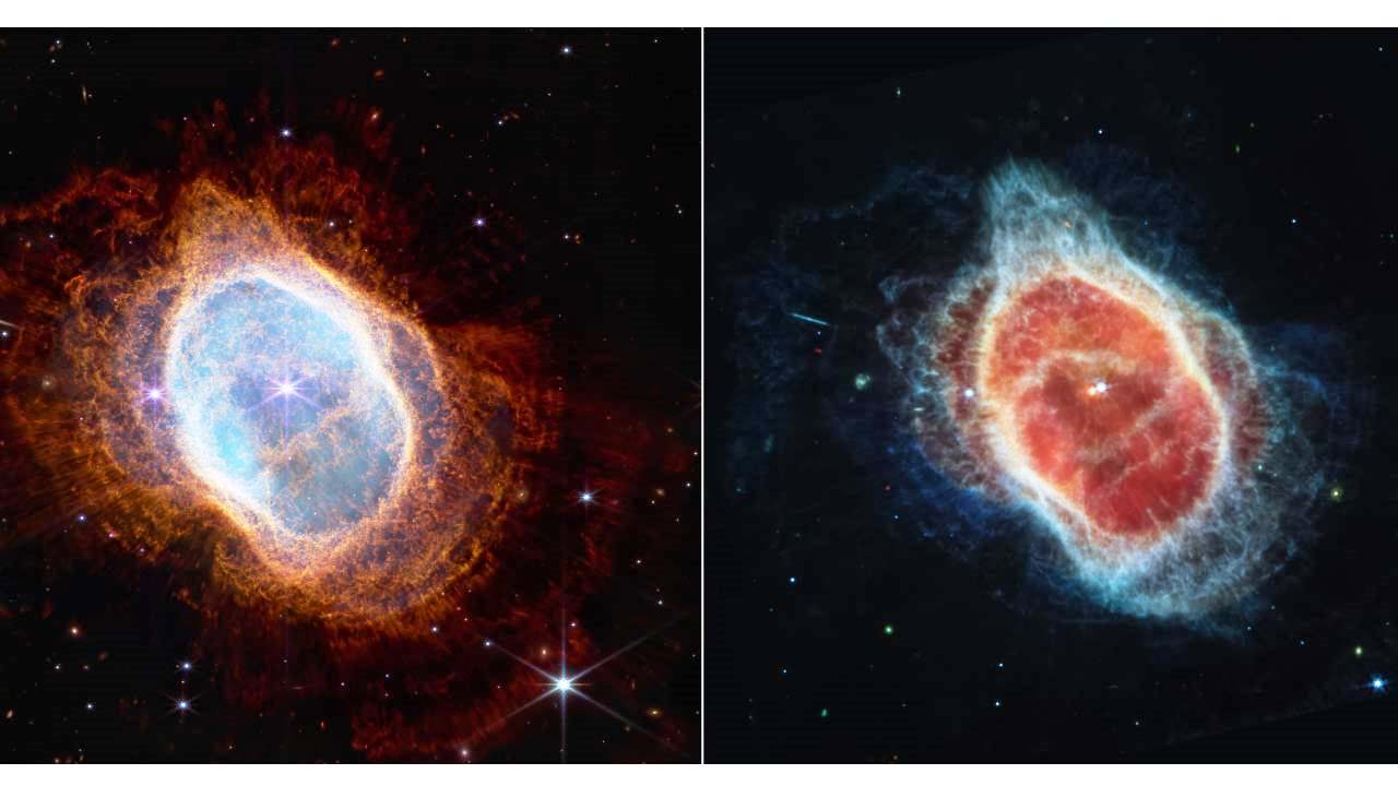 La Nebulosa del Anillo Sur ha sido fotografiada por el Telescopio Espacial James Webb